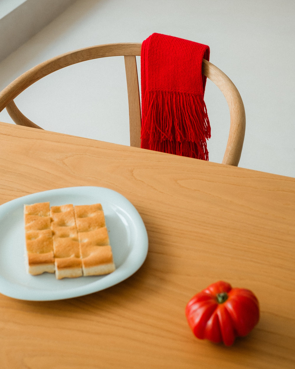 Cashmere Mix Fringed Scarf-1