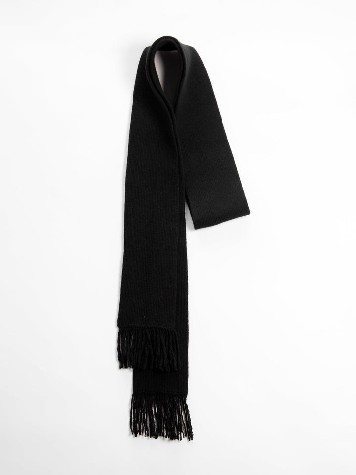 Cashmere Mix Fringed Scarf-6